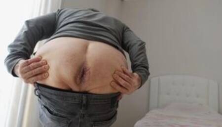 Mr BigHOLE Big Ass Turkish Gay  Gaped by 10 Dula Layered Dildo Part 2