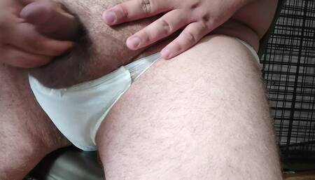 Masturbating in my white Anita panties!