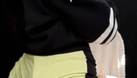 Smoking and showing off my ass