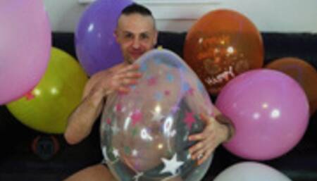 Sexy Male Looner Balloon Popping