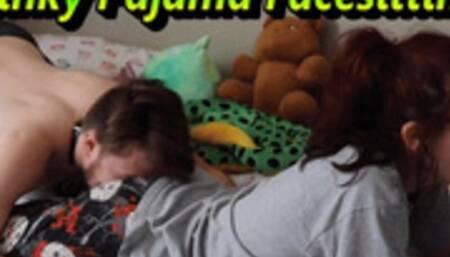 Stinky Pajama Facesitting - Dollparty