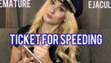 Premature Ejaculation Ticket for Speeding - Julia Robbie, Premies, Jerk Off Instruction, FemDom POV, HD1080p MP4