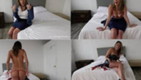 Happy Wife Happy Life: Fembot Nikki Brooks overwritten dominatrix programming takes over her sweet housewife coding (mob)