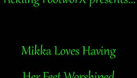 Mikka Foot Worship