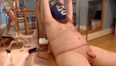 Mirror Room Handcuffed Dryhump