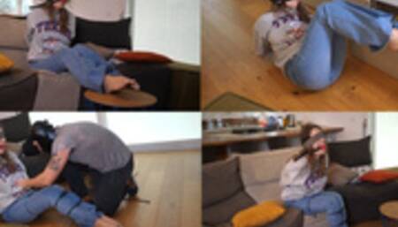 Ivy Blonde and Tony Houston in: You're trapped, college girl!