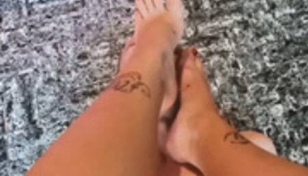 Alessia Outdoor Indoor pt 3 FOOT HUMILIATION