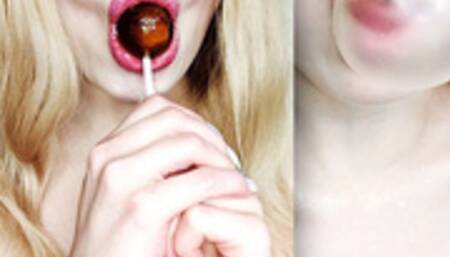 Lollipop licking Oral fixation 720p