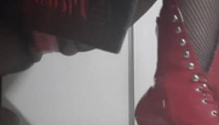 Kneel and Worship Mistress Boots