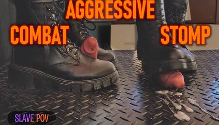 Slave POV Bootjob Aggressive CBT