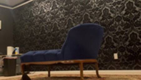 Vintage Stockings getting put on