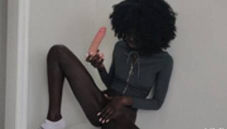 My Sudanese Friend With Her Dildo