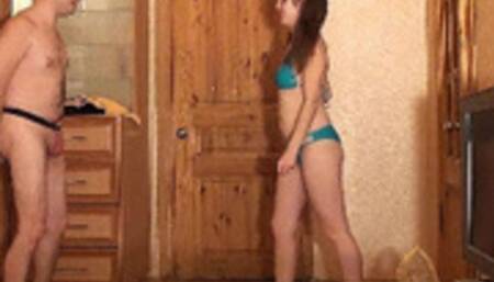 Kim testing sneakers