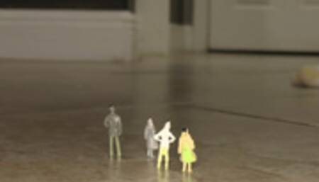 Ebony Amazon Paris Love Dominates Shrunken Employees (SD 720p WMV)