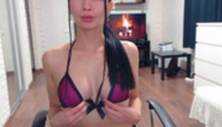 Gag ball in my mouth