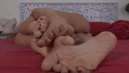 An exciting footsie #5 ( FOOT FETISH )