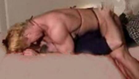 Ath -Bedroom Wrestling with Big Bad Nicole