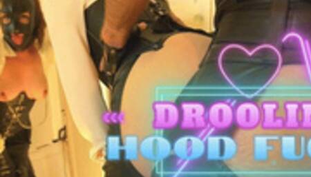 Drooling Leather Hood & Ballgag Fuck Suck & Facial (720 wmv)