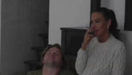 Mistress Olga uses her slave's mouth mp4