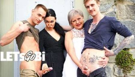 Horny Stepmoms Catch Bi Cock Suckers at LetsGoBi