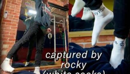 Captured by Rocky white socks