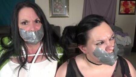 Gina Rae and Courtney Michaels and the safe smashing intruder