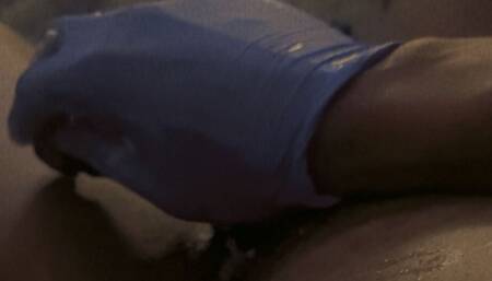 BBC yummie ts trans Shemale with Latex glove fetish