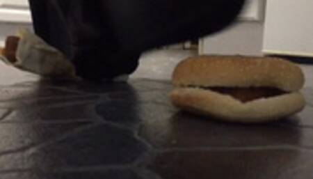 Food crush close up with wedge