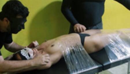 Flavia in Bondage, tickling and spanking tits (PART 02)