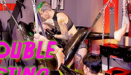 Double Fisting with Anura Laas and Mina The Sinner @mazmorbidfetish #fisting #anal #doublefisting #pegging