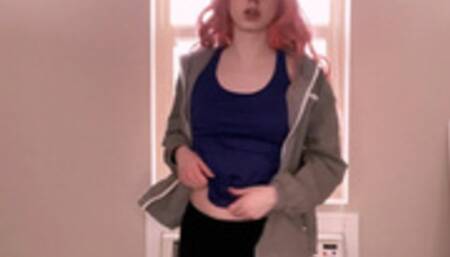 My Workout Turned Into A Dildo Fuck