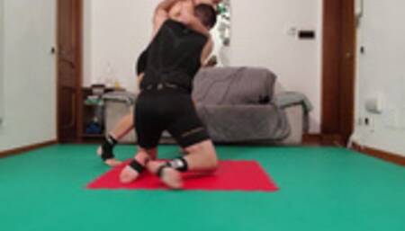 (Full) 1 Hour Competitive Match Pamela vs Zac including LONG humiliation