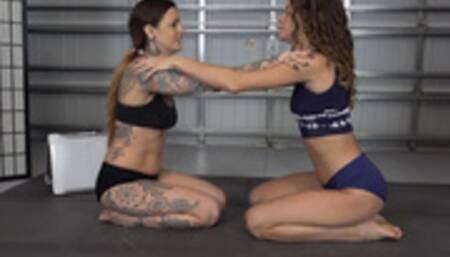 SUMMER vs NATHALIA WEDGIE WRESTLING