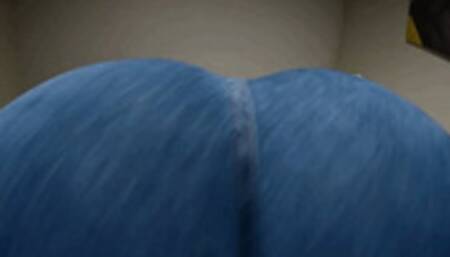 *Slow motion bits* Nixlynka makes you smaller and smaller, just worship her thick juicy thighs!! - MOV