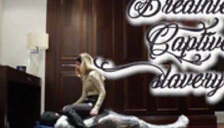 Breathless Captive slave