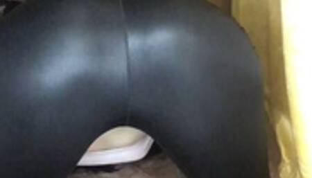 Elis is stuck under a chair