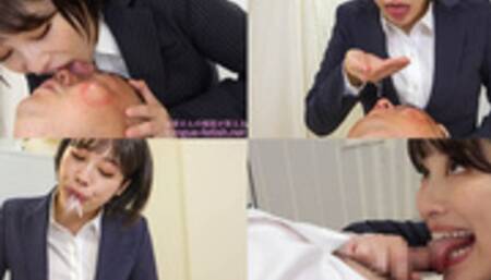 Miki Sunohara - Beautiful Colleague Punishes bad boss by Extermely Hard Face Nose Licking - wmv 1080p