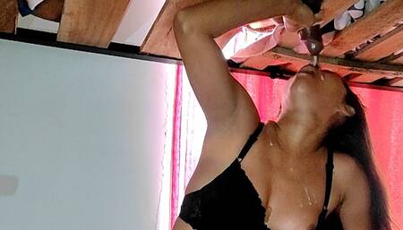 Daniela shares cabin with stepbrother