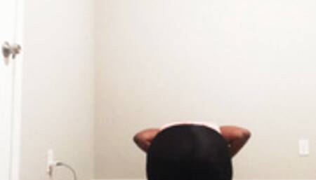 Tiny Human Watches Sexy Giantess do Yoga POV V2