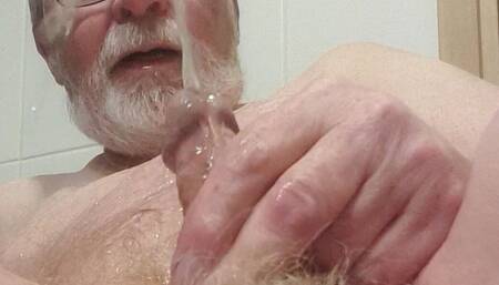 Hot Drink! My tiny dick peeing all over