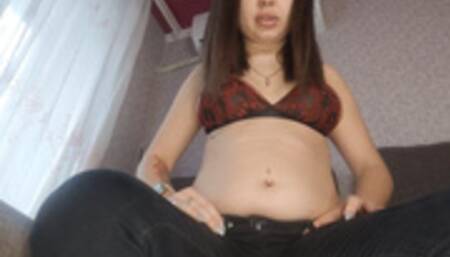 A strong hiccup inflated my stomach like a balloon