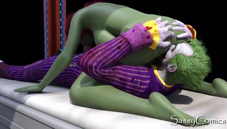 Joker Conjigual Visit from Poison Ivy at Mazimum Security Prison - Area 51