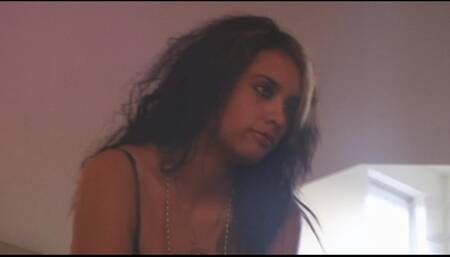 Nicole on the kitchen countertop - GNDNicole