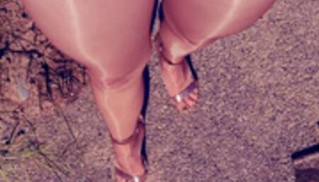 Sandra Jayde 13-06-22 Perfect legshow so shiny with my platino cleancut 15 (1080p)