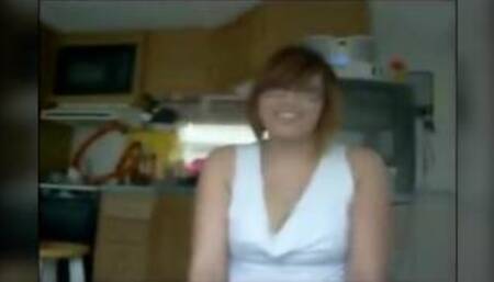 Chubby Girl with Glasses Handjob and Blowjob