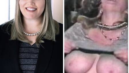 Jennifer Bolin flashes huge floppy tits @ Mardi Gras