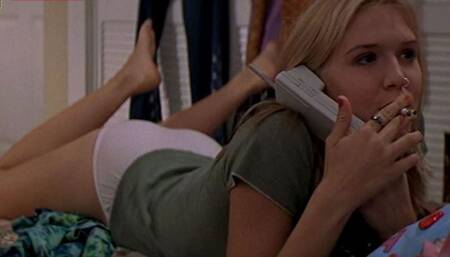 Young Dominique Swain in her panties