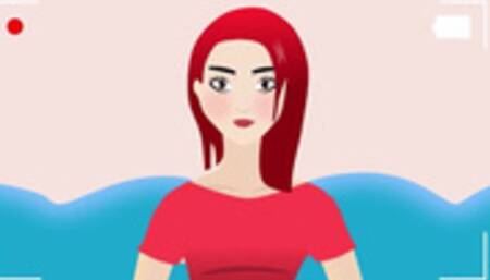 Purple Pantyhose submissive Blowjob