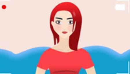 Purple Pantyhose Oral Worship