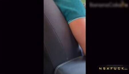 Coko Masturbates in UBER and Seduces the